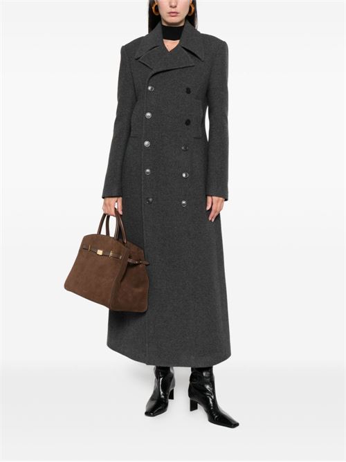 Long double-breasted coat THE NINA STUDIO | N9278PARMAGREY